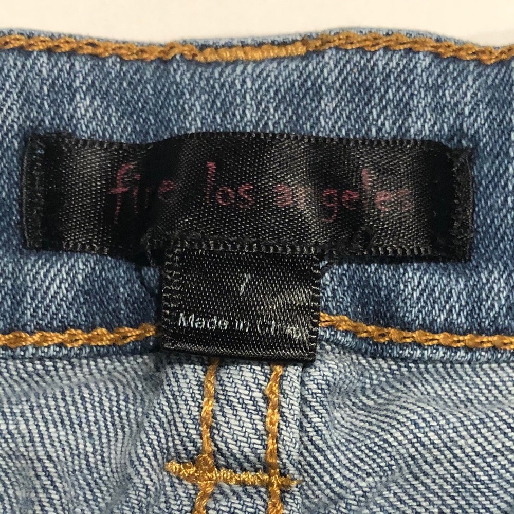 Fire Los Angels distressed Denim Shorts. 283 - Picture 3 of 5